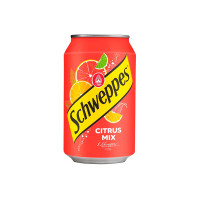 Напиток, газированный Schweppes Citrus Mix, ж/б 330 мл
