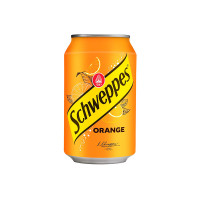 Напиток, газированный Schweppes Orange, ж/б 330 мл