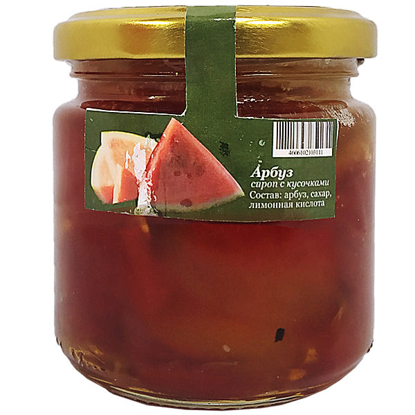 Варенье Арбуз, сироп с кусочками, 270 гр
