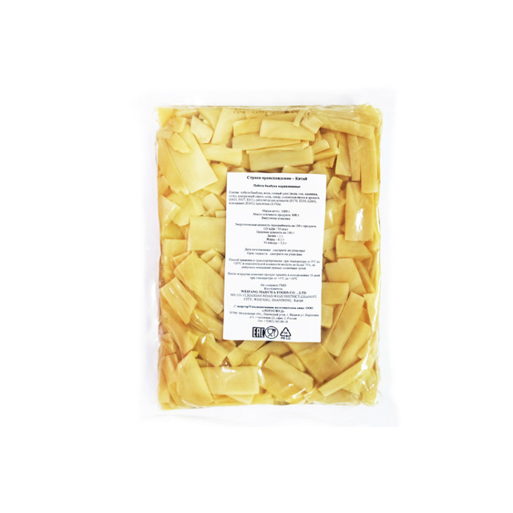 Побеги бамбука Менма маринованные, 1 кг Китай ВЫВОД