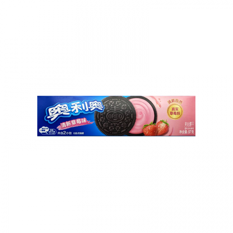 Печенье Oreo с клубничным вкусом, 97 г