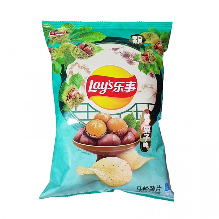 Чипсы Lay's со вкусом каштана, 60 гВЫВОД
