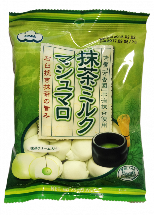 Маршмеллоу с зеленым чаем и молоком Eiwa, 75 г