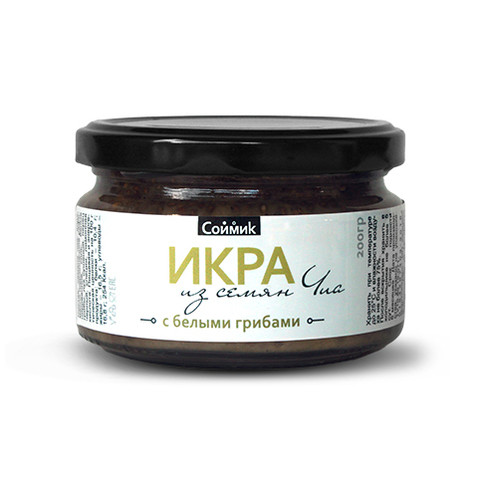 Икра из семян чиа с белыми грибами, 200 гр ВЫВОД