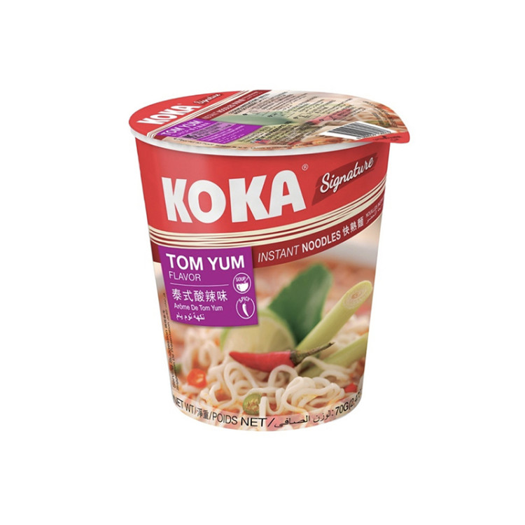 КОКА Сингапурская лапша б/п сигнече со вкусом Том Ям (чаша), 70 г
