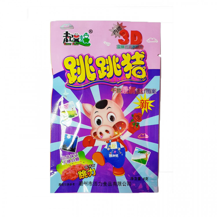 Карамель взрывная Свинка Crazy Frog, 4 гр