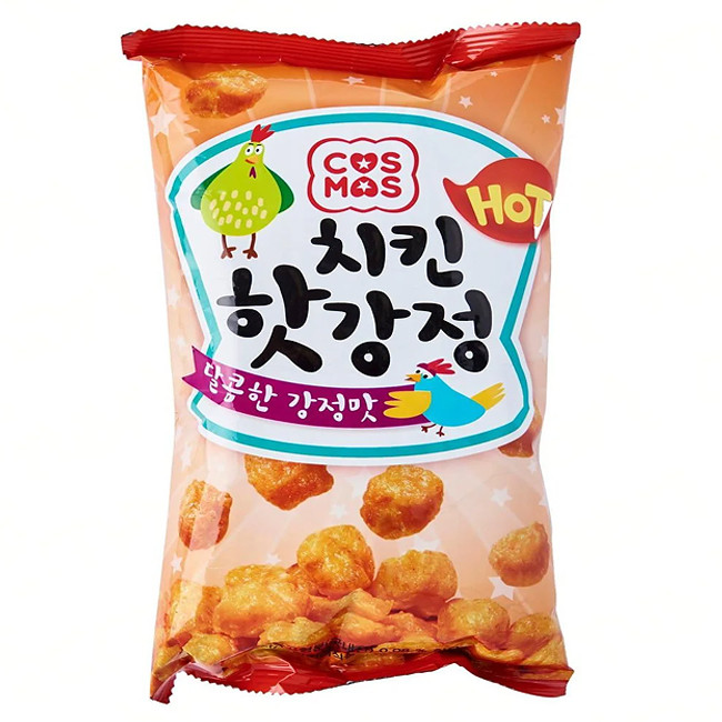 Чипсы со вкусом курицы с острым перцем Cosmos, 37 гр