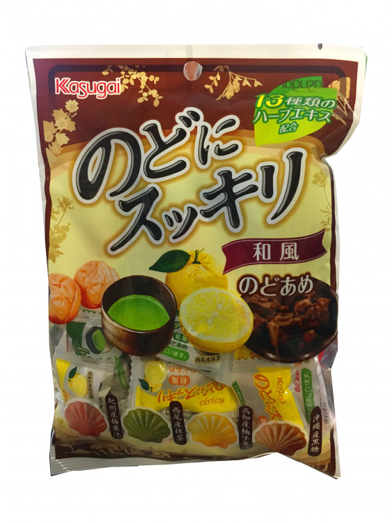 Карамель леденцовая Японский вкус Kasugai 110 гр