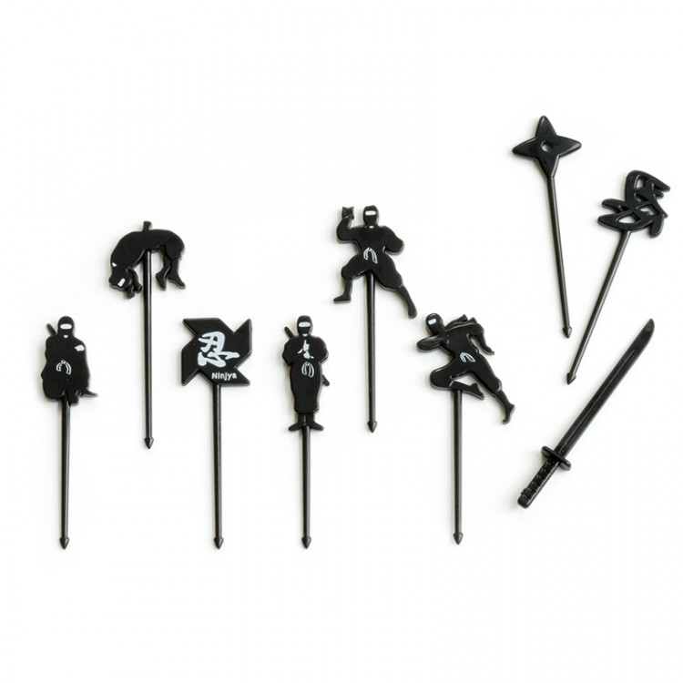Шпажки "Ниндзя", 9шт/уп