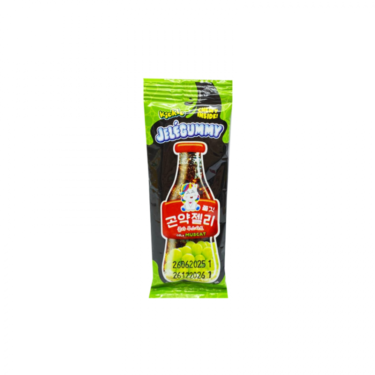 Желе жевательное конняку ТМ "Kiokio" со вкусоми кола, лимон, мускват, 25 г