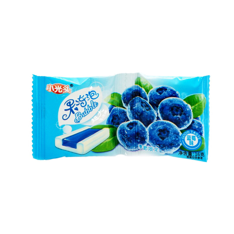 Жевательная резинка Bubble с желе Черника, 16 г