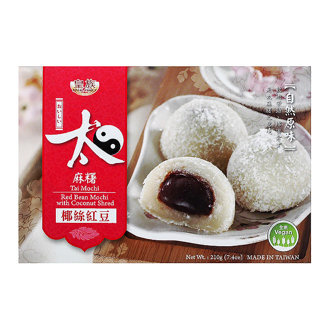 Моти с начинкой Адзуки с кокосом (6 шт), 210 гр