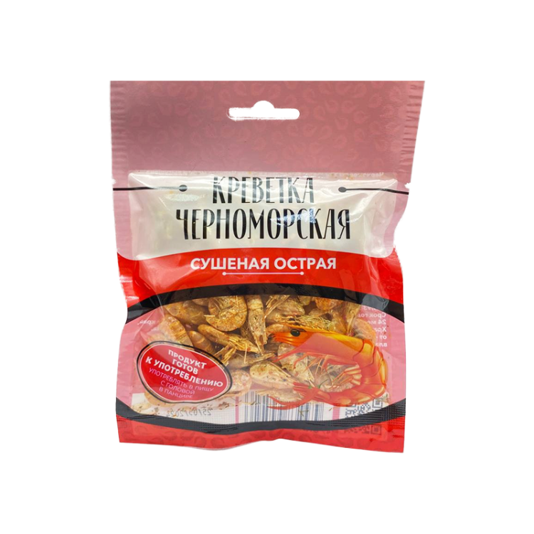 Креветка черноморская сушеная острая 25 г