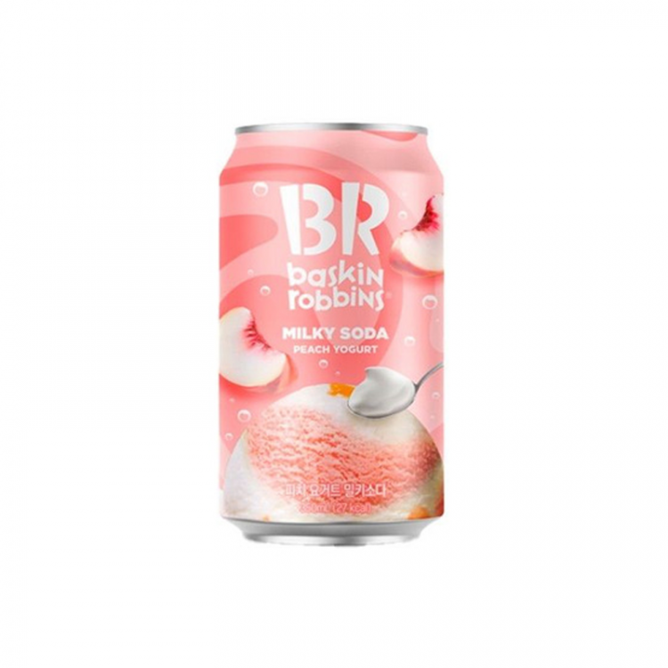 Напиток газированный Baskin Robbins Peach Yogurt со вкусом персик-йогурт, 350 мл