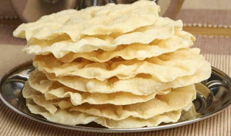 Лепешки Мадрас папад простой TRS, 200 гр ВЫВОД