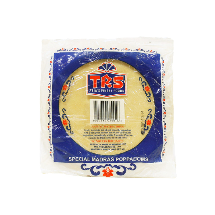 Лепешки Мадрас папад простой TRS, 200 гр ВЫВОД