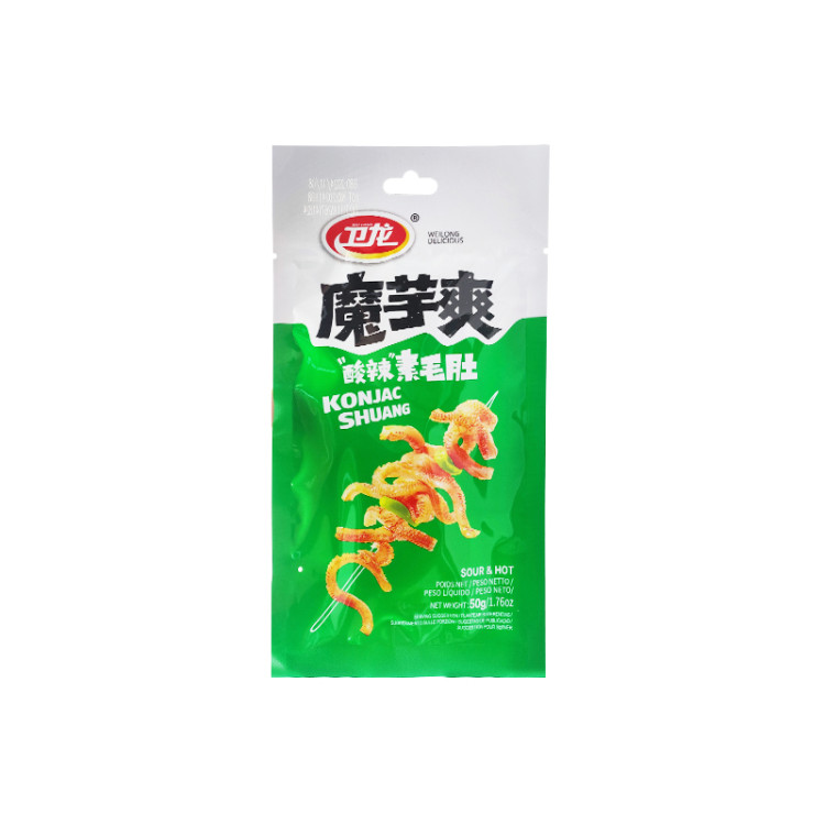 Закуска из клубня конжака кисло-острая Weilong, 50 г