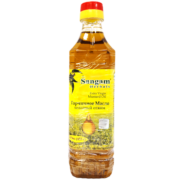 Масло горчичное 100% нерафинированое Сангам, 500 мл ВЫВОД