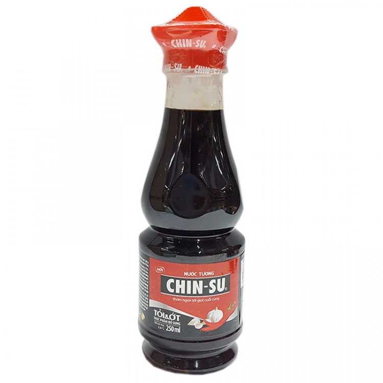 Соевый соус "Chin-Su" с перцем и чесноком 250 мл