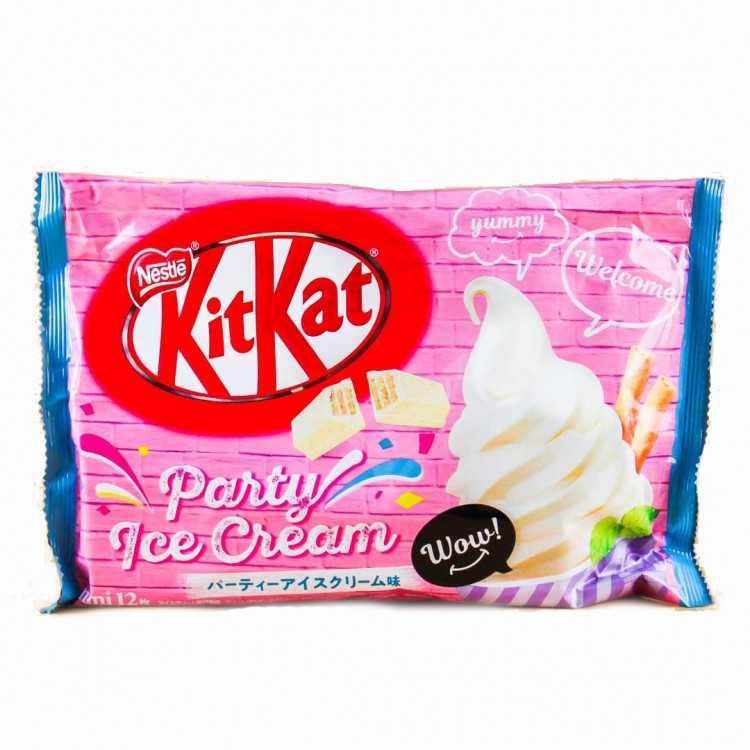 Шоколад Kit Kat со вкусом ванильного мороженого, 140 гр