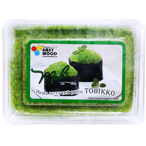 Икра Тобико зеленая 500 гр