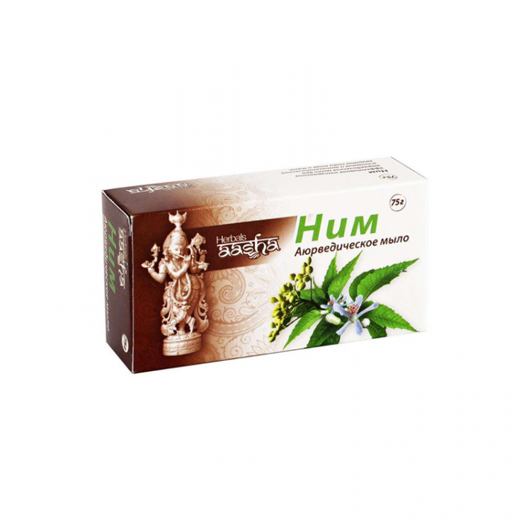 Аюрведическое мыло Ним Ааша Хербалс, 75 гр