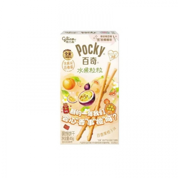 ПОКИ бисквитные палочки Passion Fruit and Orange, 45 г