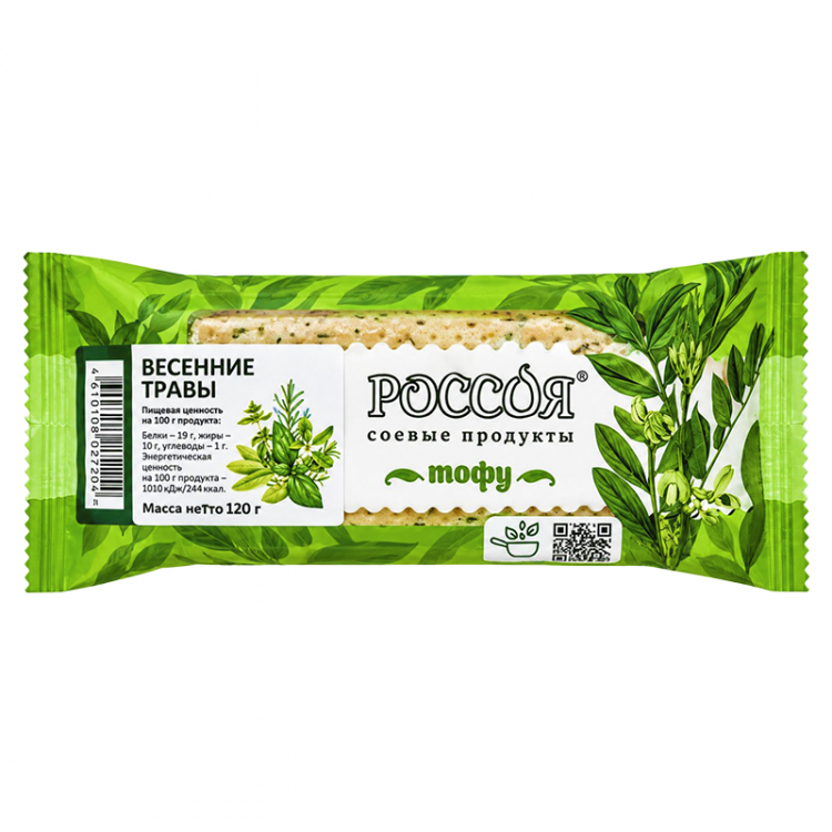 Тофу РОССОЯ "Весенние травы", 120 г