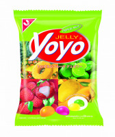 Конфеты желейные Тропические фрукты Yoyo, 80 г (ананас/лайм/личи/манго)