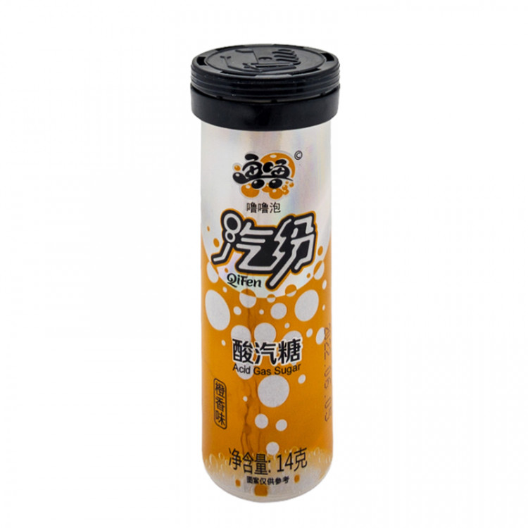 Драже Acid Gas Sugar Газировка (оранжевый), 14 гр