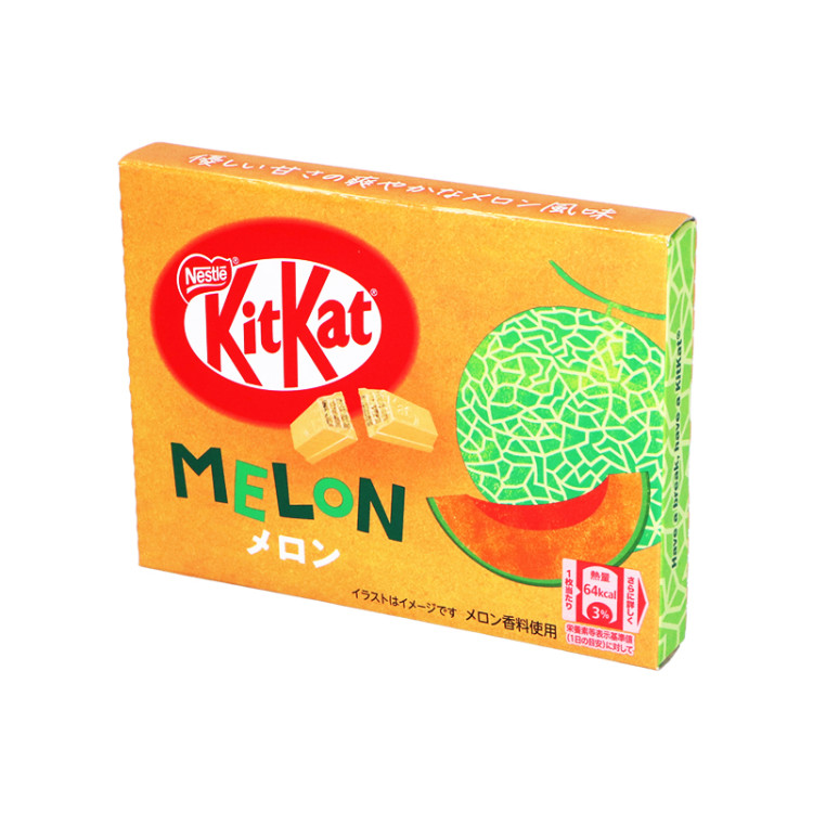 Шоколад Kit Kat со вкусом Тайваньской дыни Nestle 11 гх3 шт, 33 г