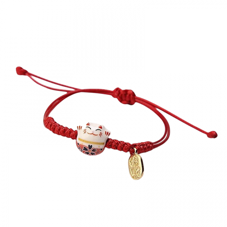 Браслет амулет MANEKI NEKO, 1шт