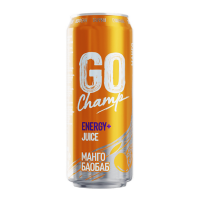 Энергетический напиток Go Champ Манго-Баобаб, 450 мл