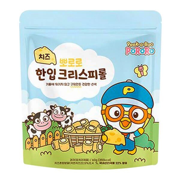 Ролл хрустящий Пороро мини со вкусом сыра, 60 гр