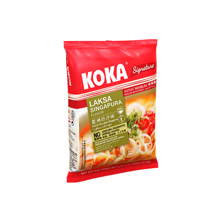 КОКА Сингапурская лапша б/п сигнече со вкусом сингапурской лаксы, 90 г