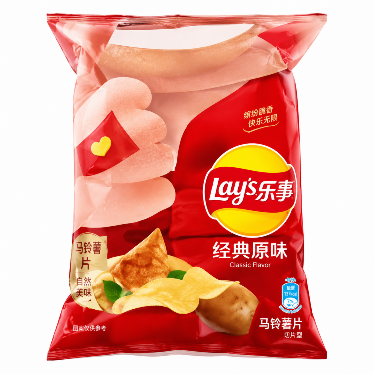 Чипсы Lay's со вкусом блюда цзуанцзы, 65 гр