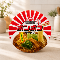 Лапша "Yamamoto Seifun"   Рамэн с соевым соусом ПОНПОКО, 77 г