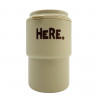 Термостакан Here бежевый 1 шт, Япония