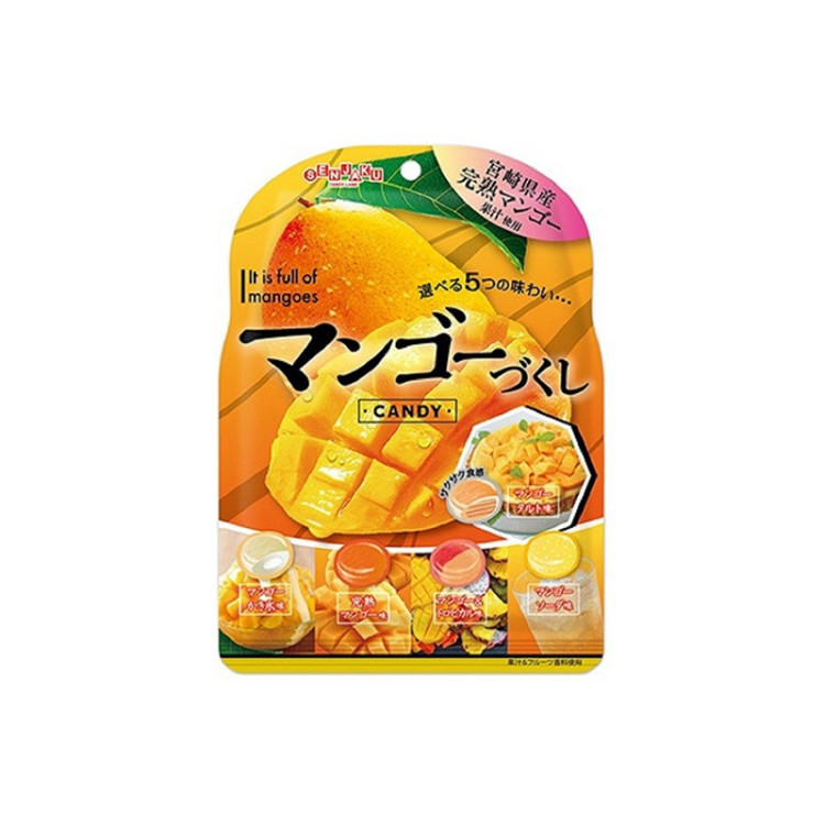 Леденцы с манго (четыре оттенка вкуса), SENJAKU, 85 г