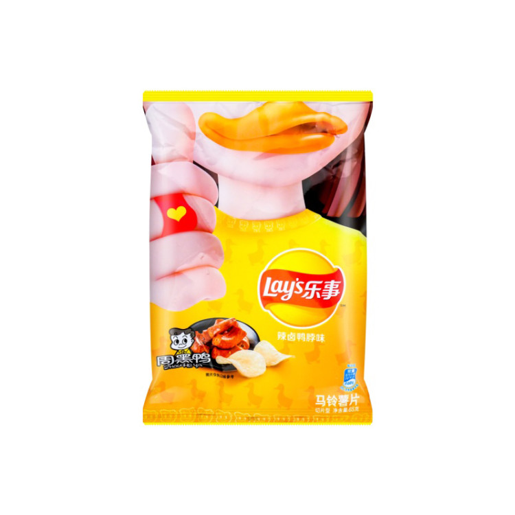 Чипсы Lay's со вкусом утиной шеи, 65 гр