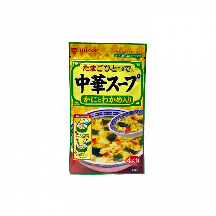 Суп в китайском стиле "Краб и вакамэ", 30 г, MIZKAN