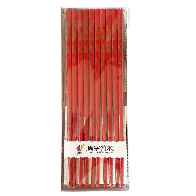 Палочки бамбуковые КРАСНЫЕ Премиум, 5  пар