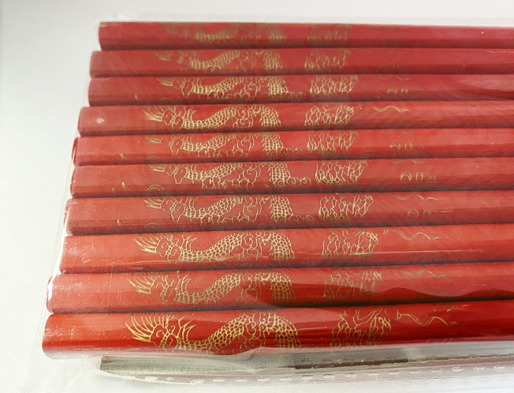 Палочки бамбуковые КРАСНЫЕ Премиум, 5  пар