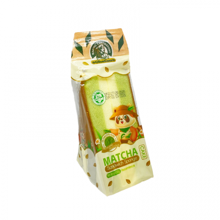 Бисквит треугольный со вкусом зеленого чая матча Xianriji, 100 г