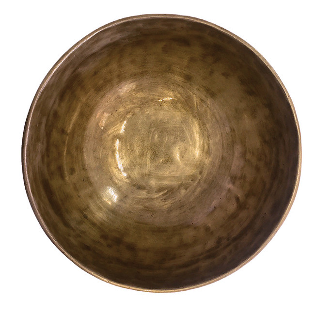 Поющая чаша кованая без рисунка (20 см, нота: Соль#)