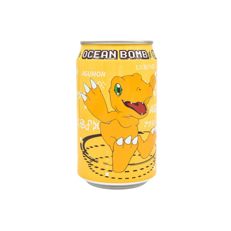 Лимонад Дигимон со вкусом банана Ocean Bomb, 330 мл