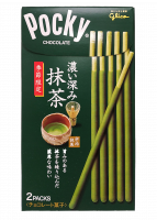 Шоколадные палочки  Поки  "Зеленый чай маття" POCKY  , 66 г