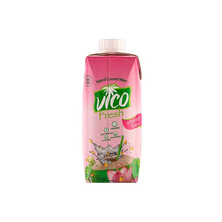 Кокосовая вода с семенами лотоса VICO Fresh, 330 мл