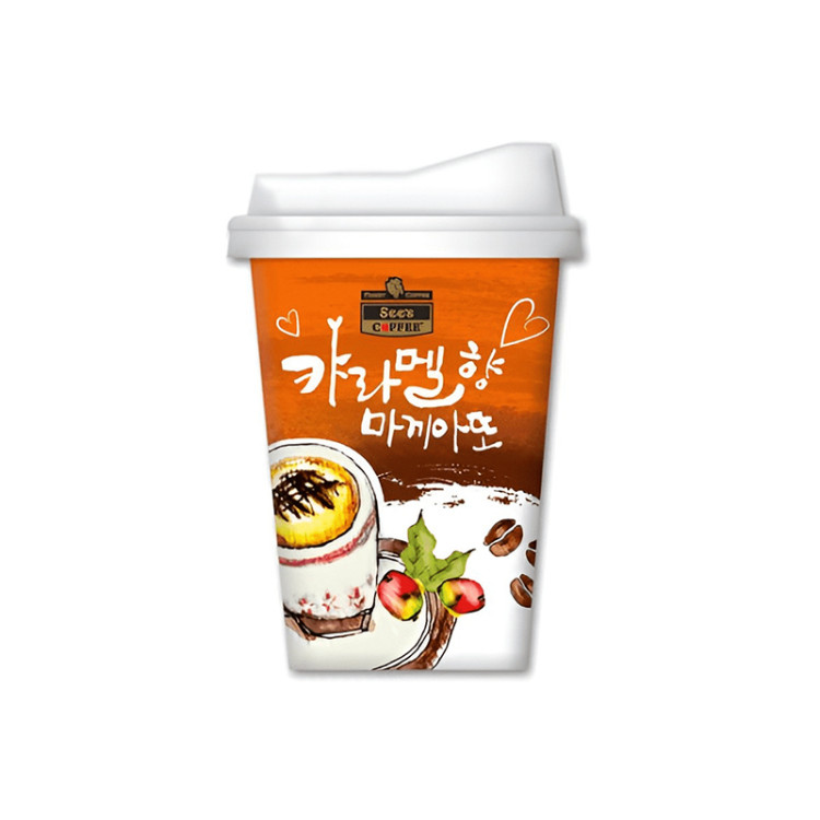 Кофе быстрорастворимый Карамель Маккиато See's, 23 г