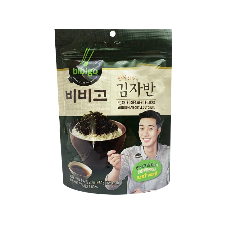 Хлопья из морской капусты со вкусом соевого соуса CJ Bibigo, 50 г